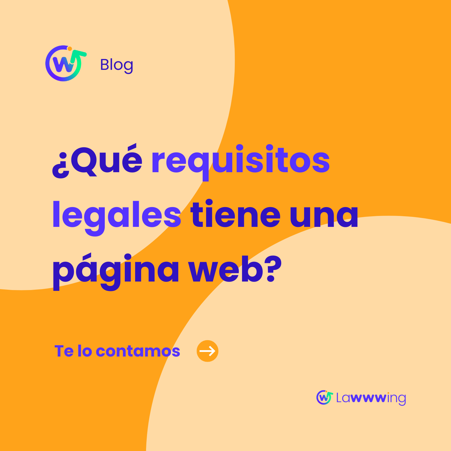 ¿Qué requisitos legales tiene una página web?